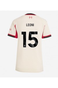 Fotbalové Dres Liverpool Giovanni Leoni #15 Dámské Venkovní Oblečení 2025-26 Krátký Rukáv